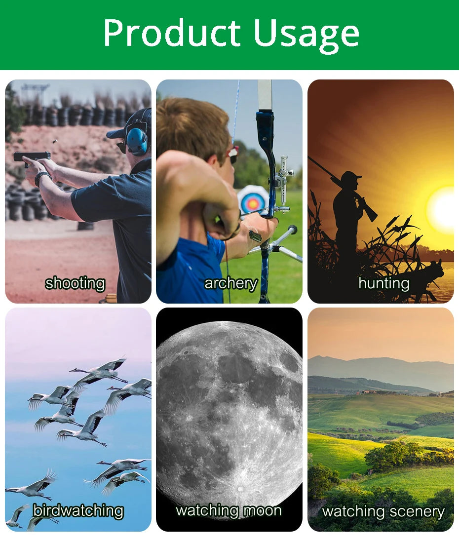 New ScopeMax SV70 - Waterproof Zoom Telescope for Shooting & Camping