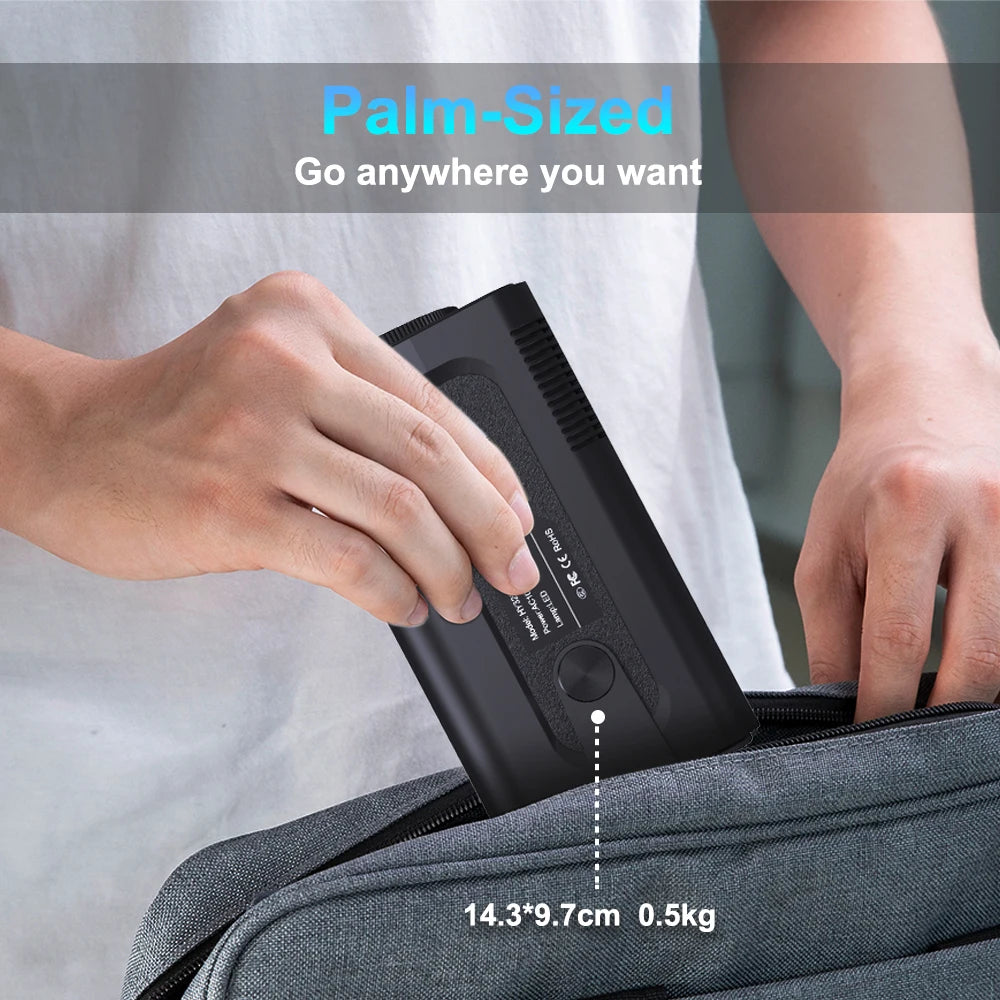 Velec HY320 Mini Projector Upgrade 4K Android 11 WiFi 6 BT 5.0 Allwinner H713 Home Outdoor Portable Projector HY320 MINI