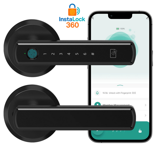 New InstaLock 360 Digital Lock with Fingerprint & Passcode