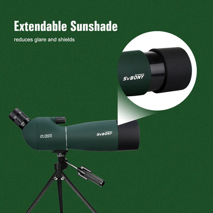 New ScopeMax SV70 - Waterproof Zoom Telescope for Shooting & Camping