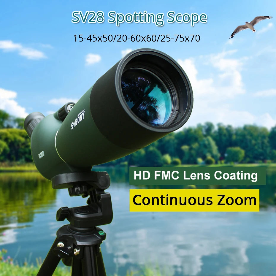 New ScopeMax SV70 - Waterproof Zoom Telescope for Shooting & Camping