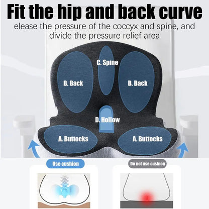 New ComfortPlus Memory Foam Seat Cushion