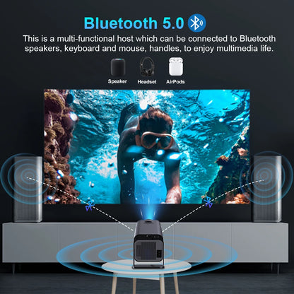 Velec HY320 Mini Projector Upgrade 4K Android 11 WiFi 6 BT 5.0 Allwinner H713 Home Outdoor Portable Projector HY320 MINI